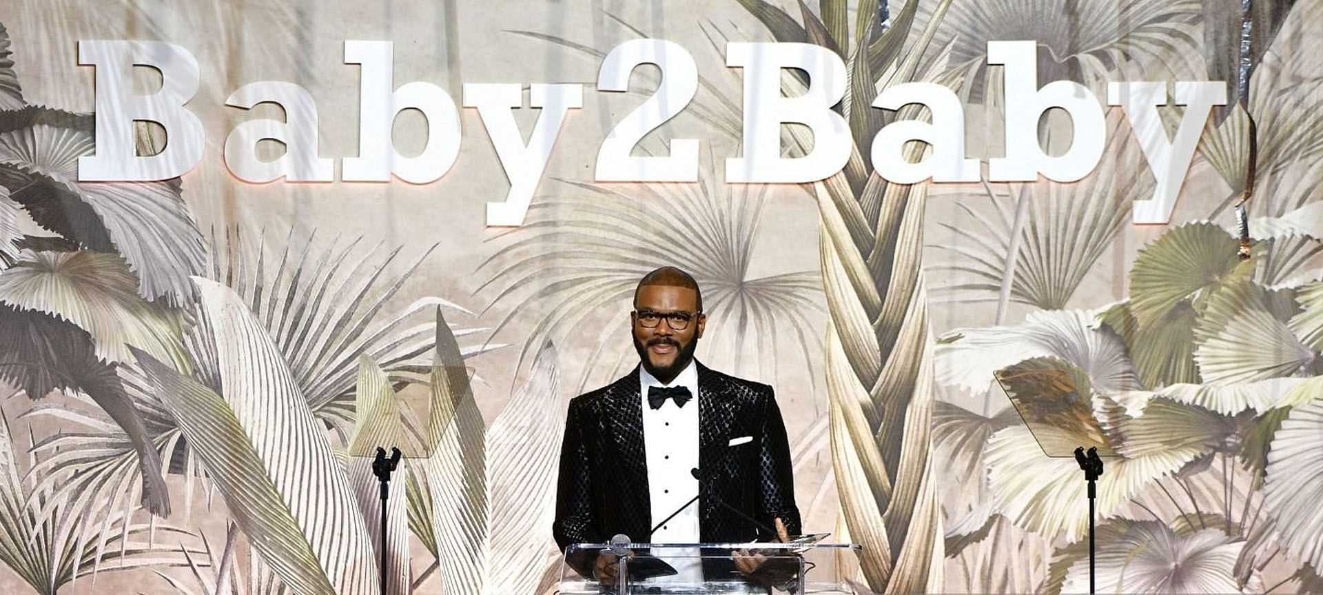 Tyler Perry at Baby2Baby Gala (image via Getty Images)