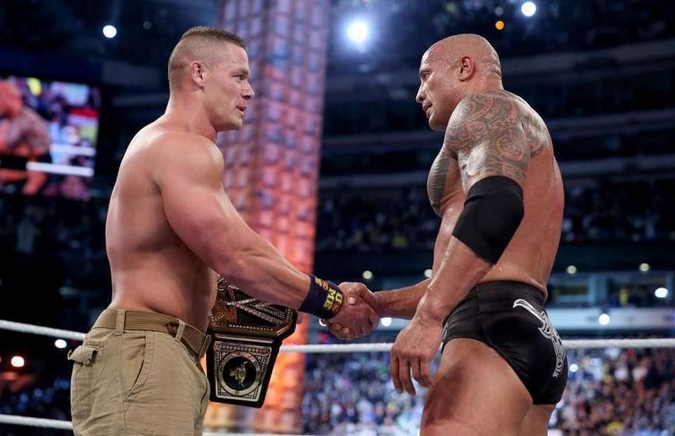 The Rock and John Cena are megastars