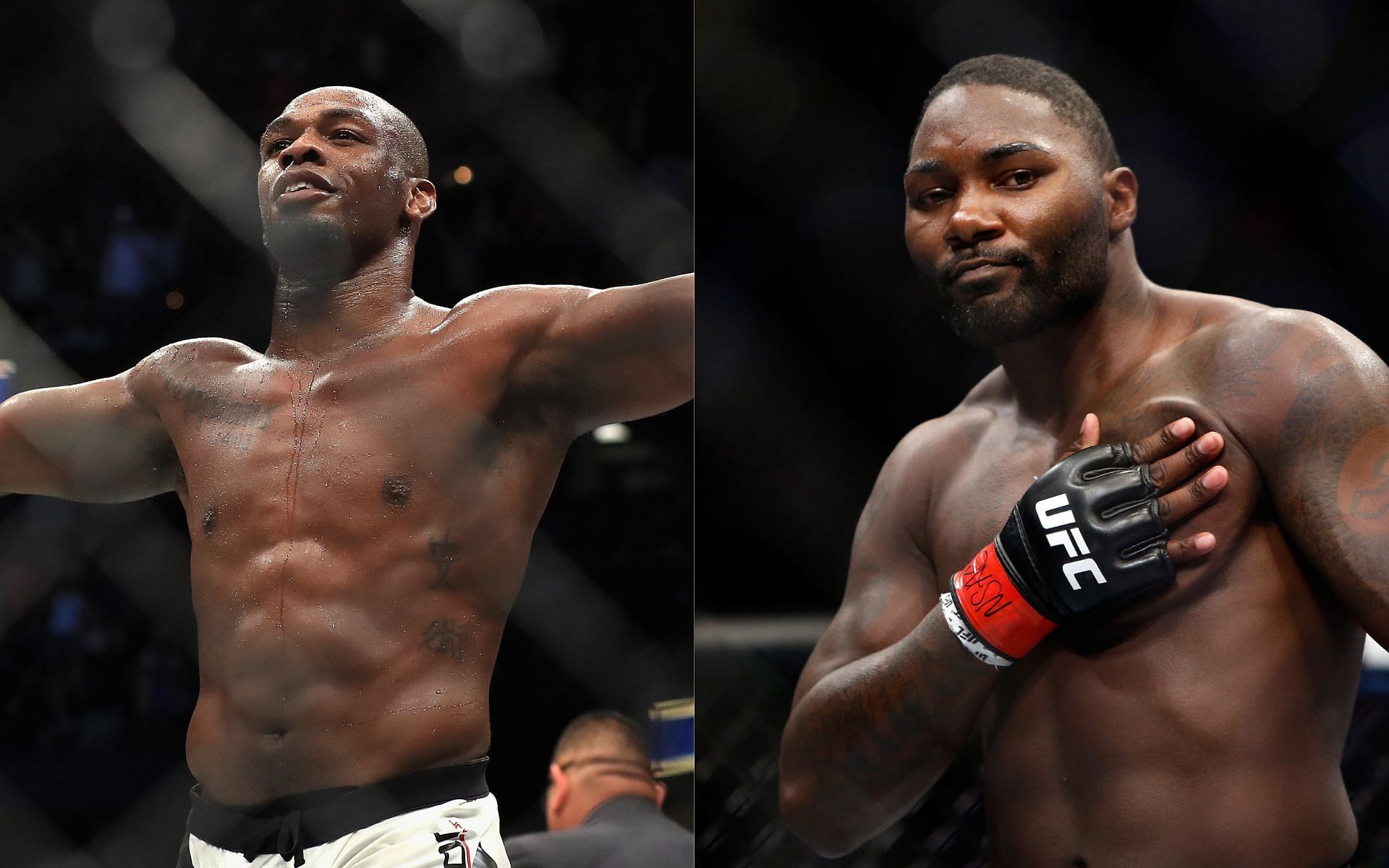 Jon Jones (left) and Anthony Johnson (right) (Image credits Getty Images)