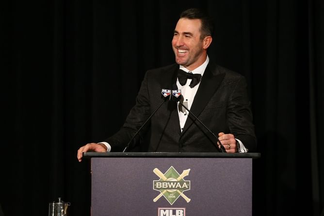Justin Verlander after winning the AL Cy Young Award: "I will always remember this Cy Young as the growth of me"