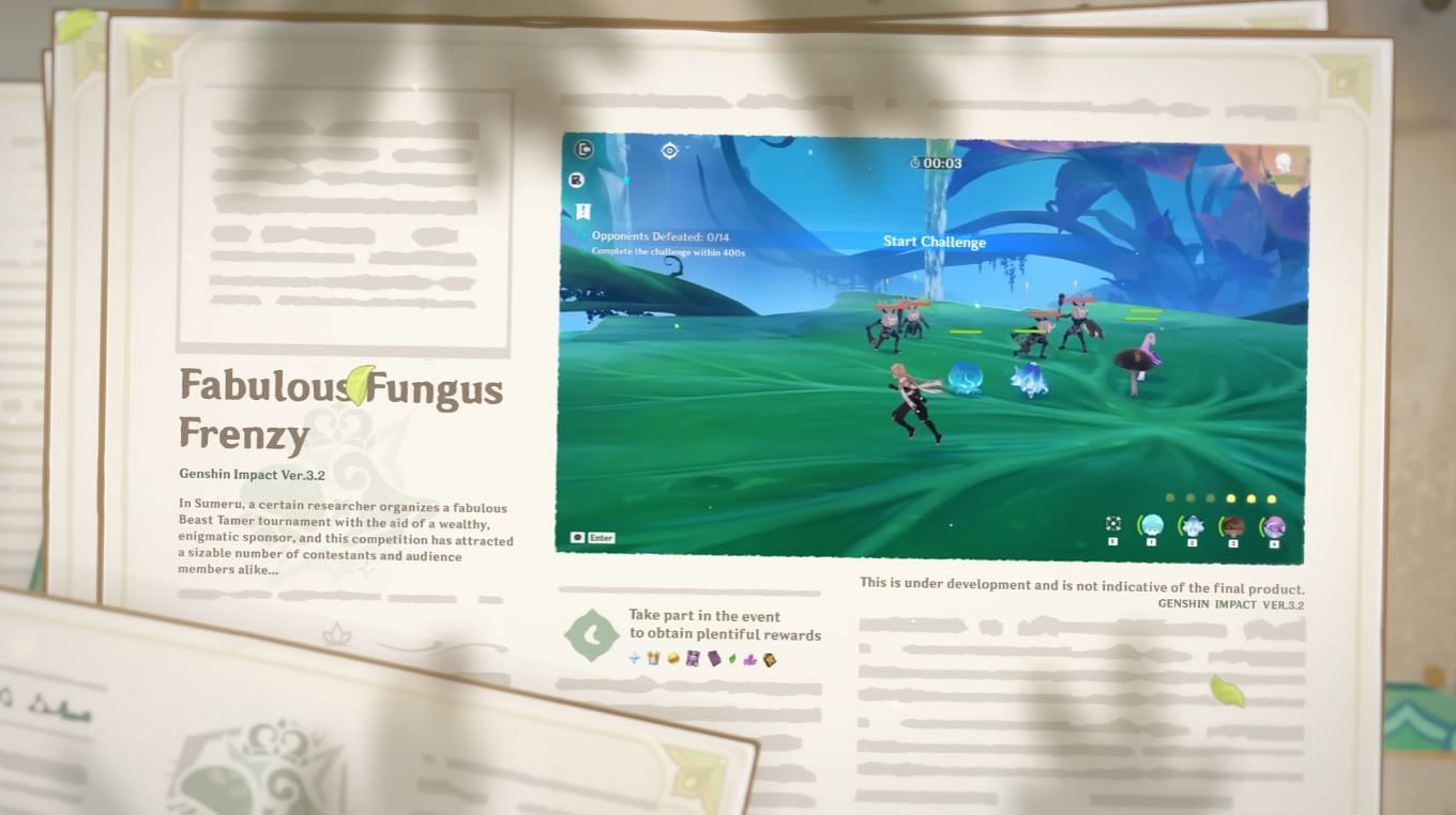 Fight enemies using Fungus&#039; skills (Image via HoYoverse)