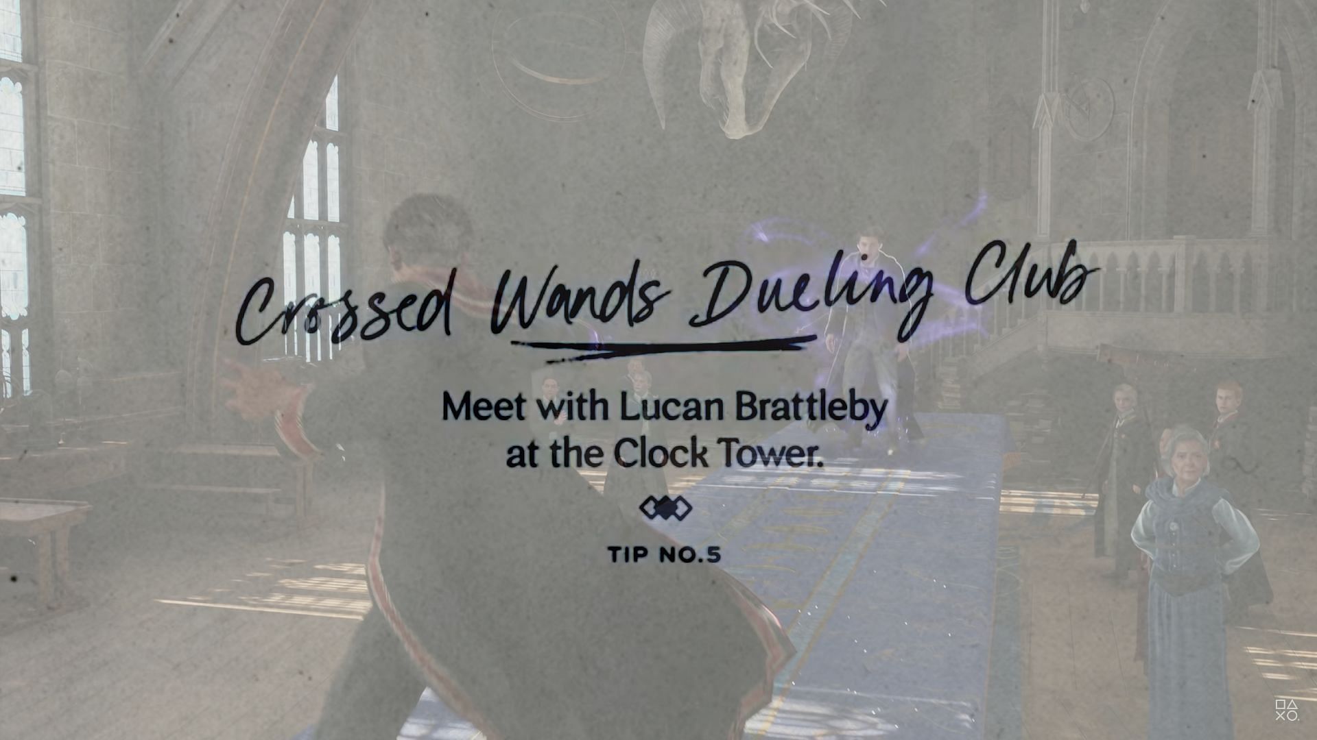 Crossed Wands Dueling Club (Image via Hogwarts Legacy)