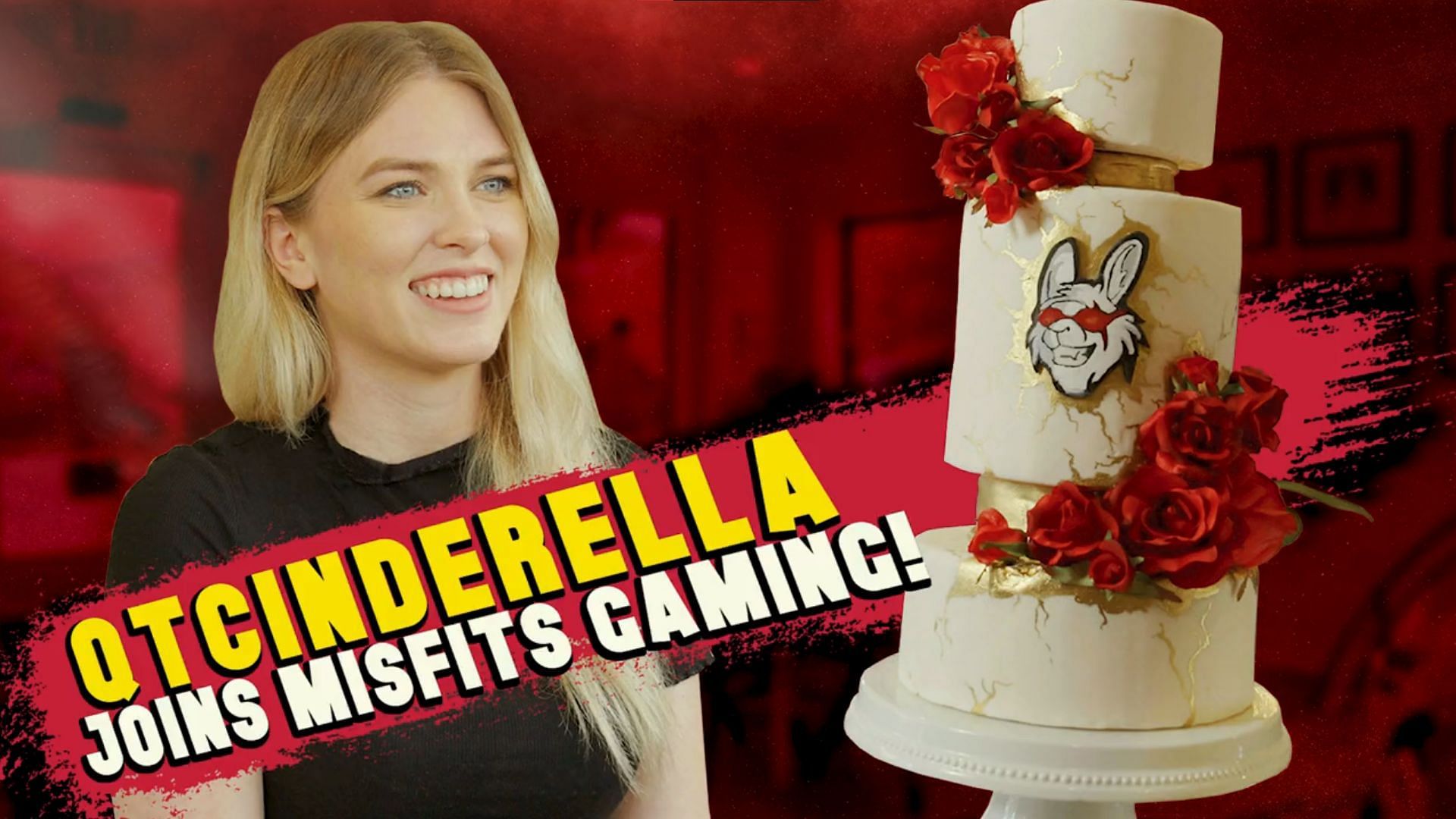 QTCinderella has joined a new org! (Image via Misfits Gaming/Twitter)