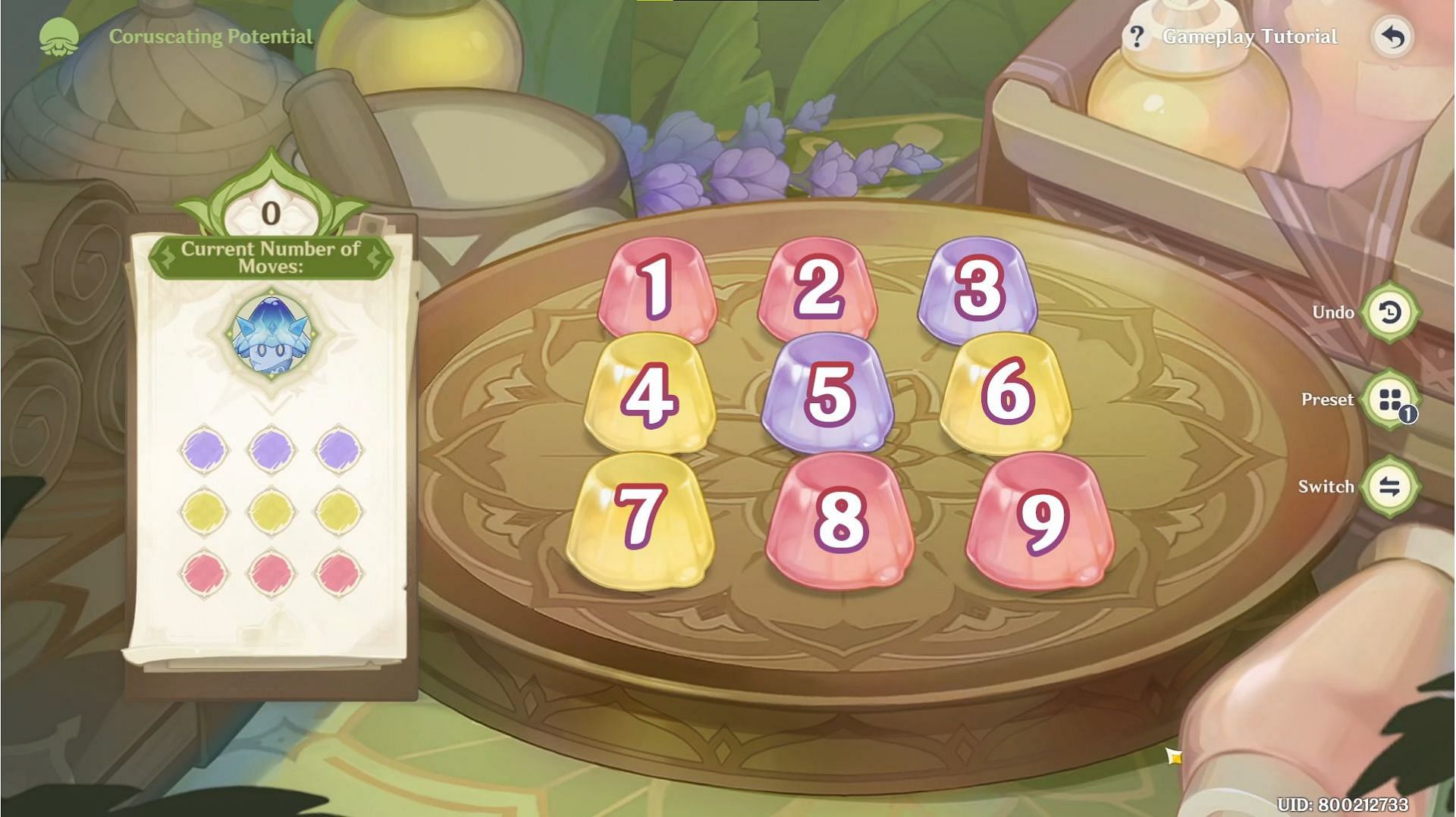 Floral Jelly puzzle for Whirling Cryo Fungus (Image via HoYoverse)
