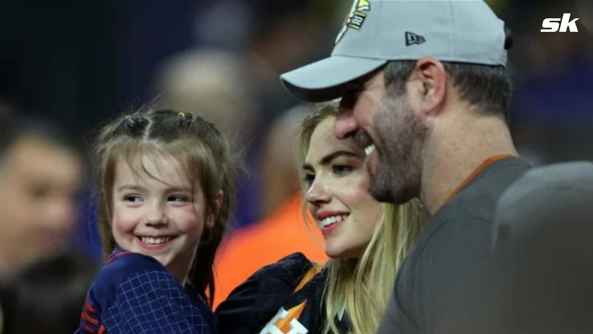 Justin Verlander with wife Kate Upton and daughter.