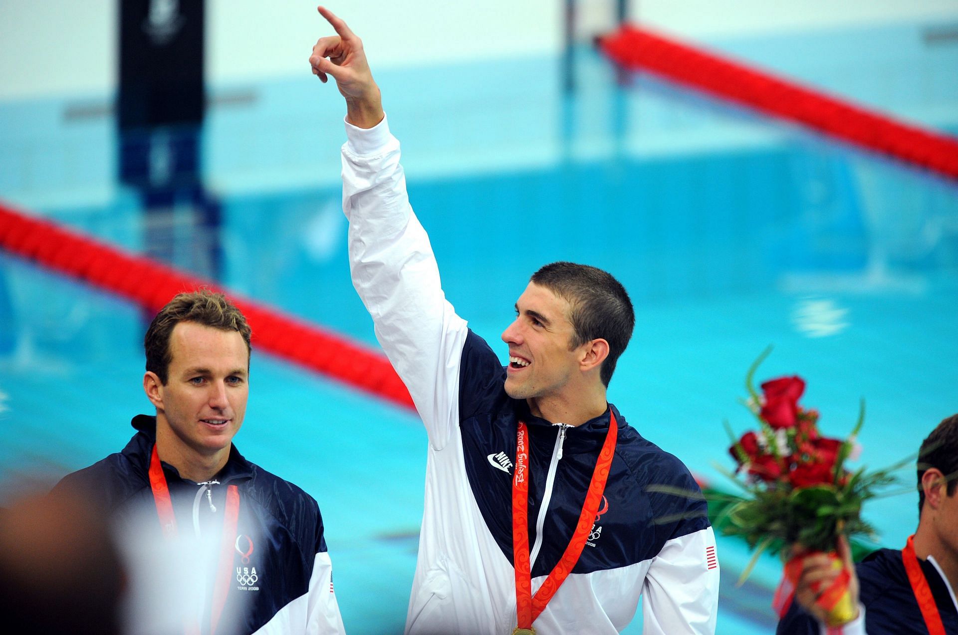 Michael Phelps at the Beijing Olympics
