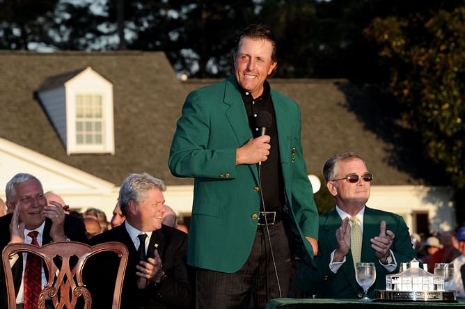 When was Phil Mickelson's last Masters win?
