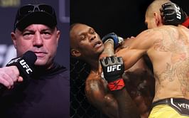 Joe Rogan addresses controversy surrounding referee Marc Goddard's stoppage of Israel Adesanya vs. Alex Pereira clash: "We don’t need to see Izzy with his eyes rolled back behind his head"