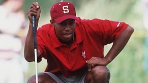 How many years did Tiger Woods go to Stanford?