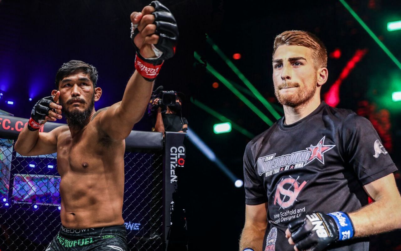 Aung La N Sang (left), Jonathan Haggerty (right). [Photos ONE Championship]