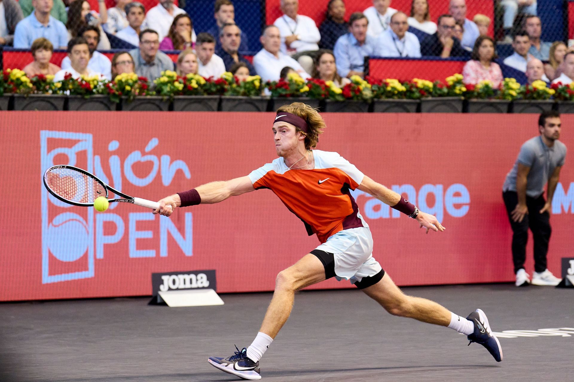 Andre Rublev at the Gijon Open - Day Seven