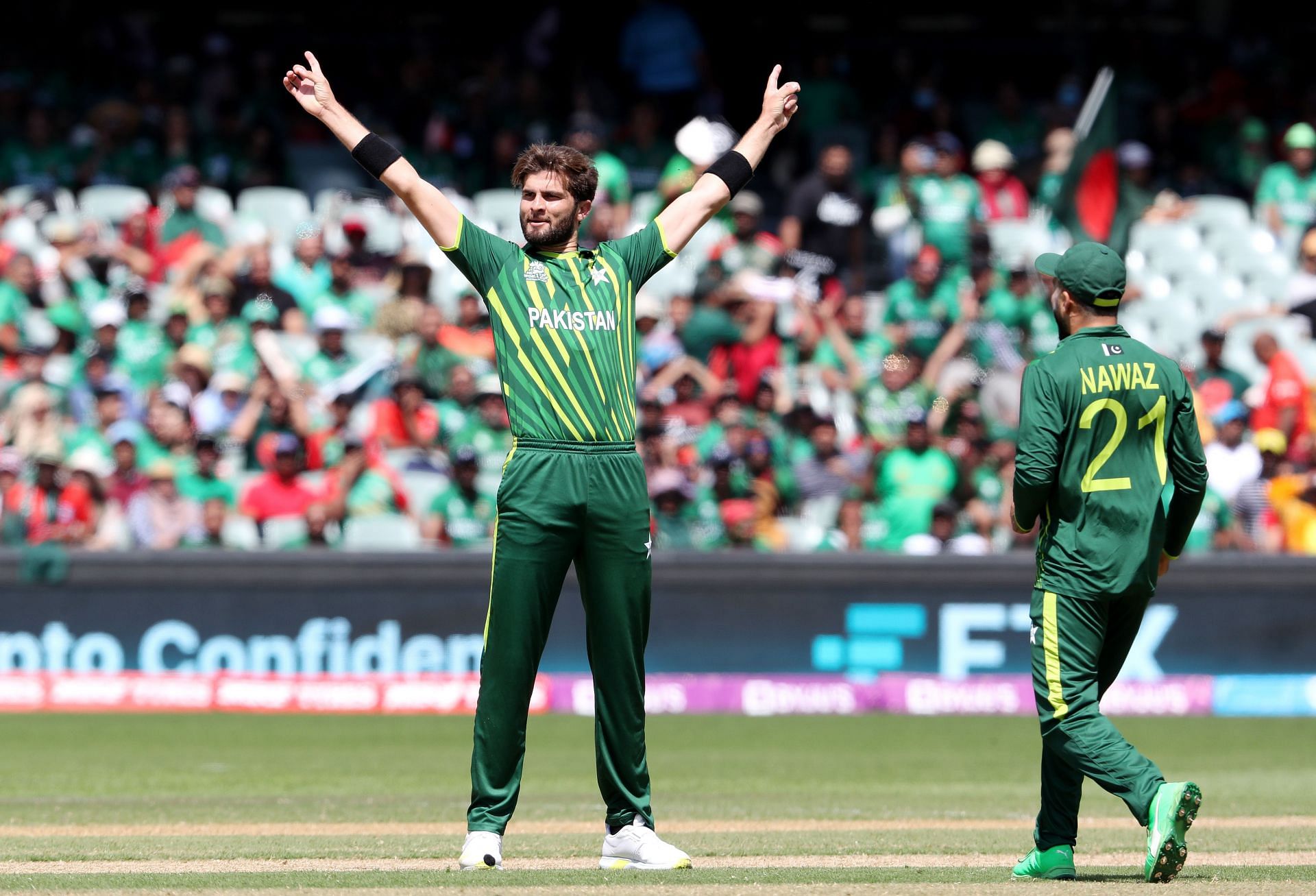 Pakistan left-arm pacer Shaheen Afridi. Pic: Getty Images