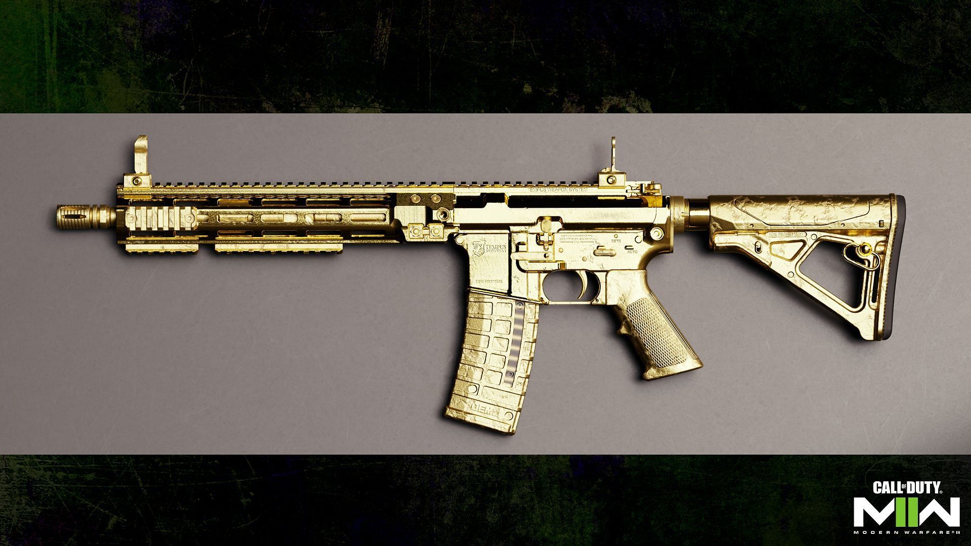 The legendary Gold Mastery Camo in MW2 (Image via Activision)