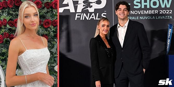 "Thanks for being my +1" - Taylor Fritz's girlfriend Morgan Riddle reacts to accompanying him to the ATP Finals gala