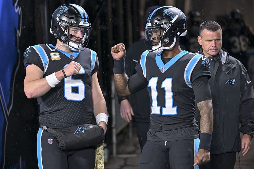 Who is the starting QB for Carolina Panthers tonight vs. Falcons