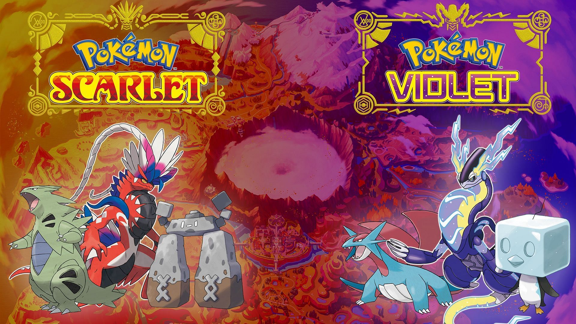 What are the normal and Paradox exclusives for Pokemon Scarlet and Violet?