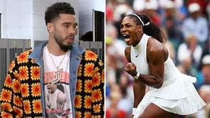 Watch: Boston Celtics star Jayson Tatum reps Serena Williams before Chicago Bulls clash