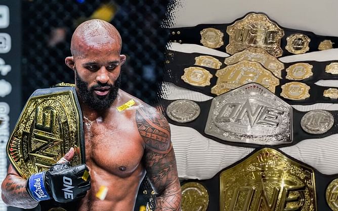 “Polished and ready to be hung” - Demetrious Johnson shows off collection of world title belts