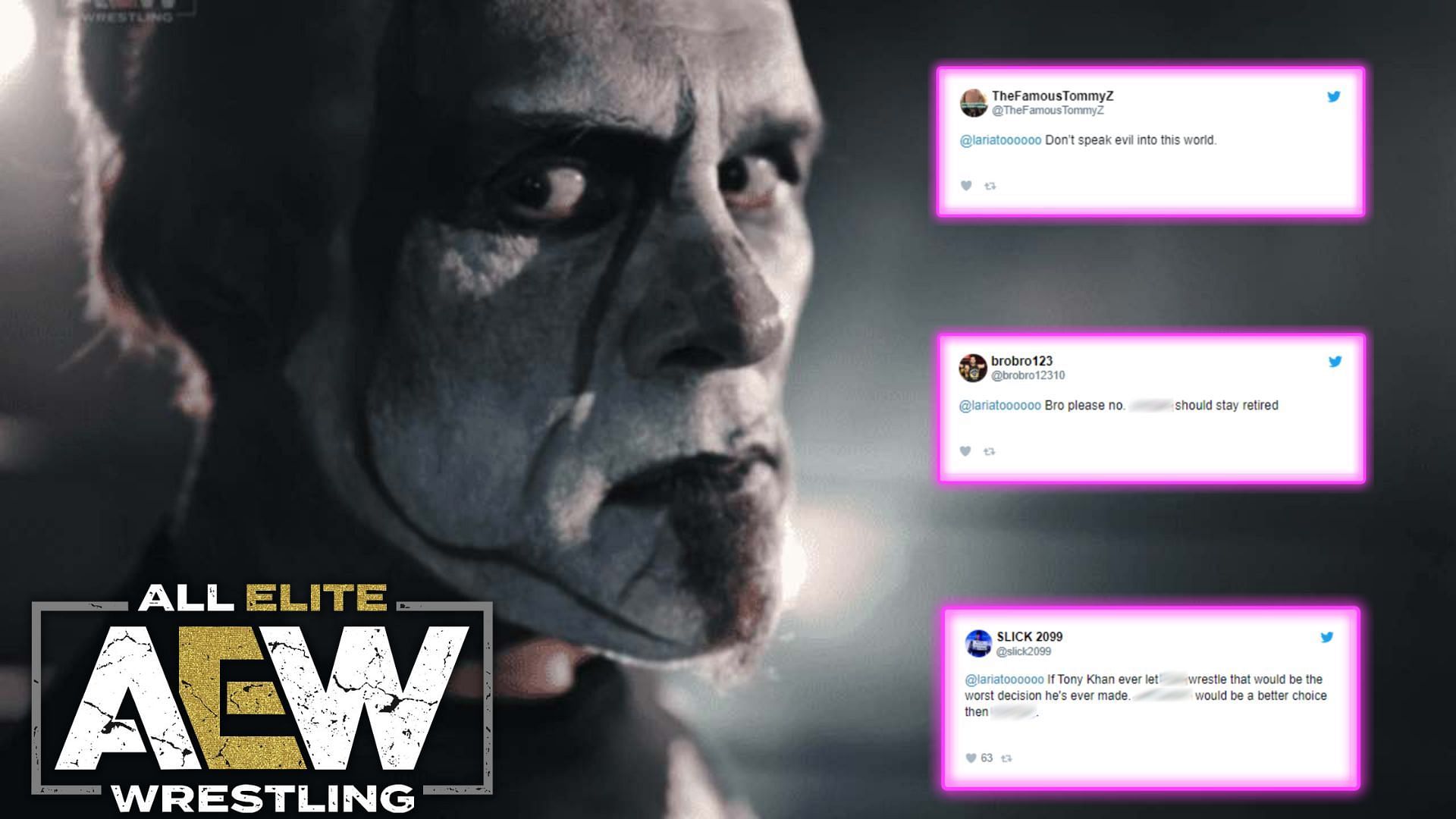 Could Sting be gearing up to relive a massive feud in AEW?