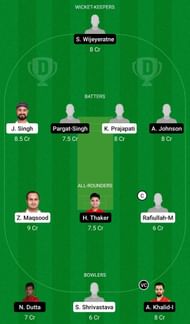 Dream11 Team for Oman vs Canada - Desert Cup T20I Series 2022