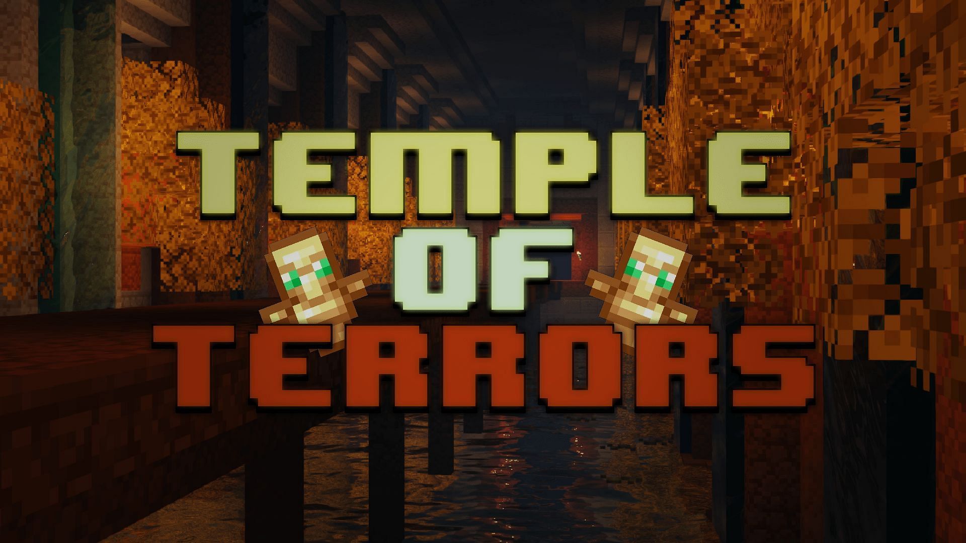 Escape the Temple of Terrors after acquiring new abilities (Image via Fingermaps/Minecraft Maps)