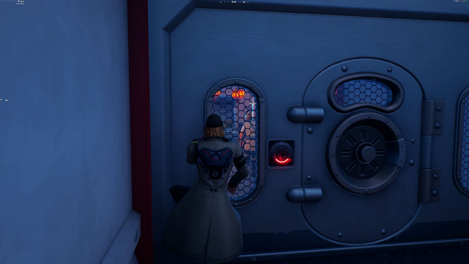 Emote in front of the bunker (Image via Epic Games/Fortnite)