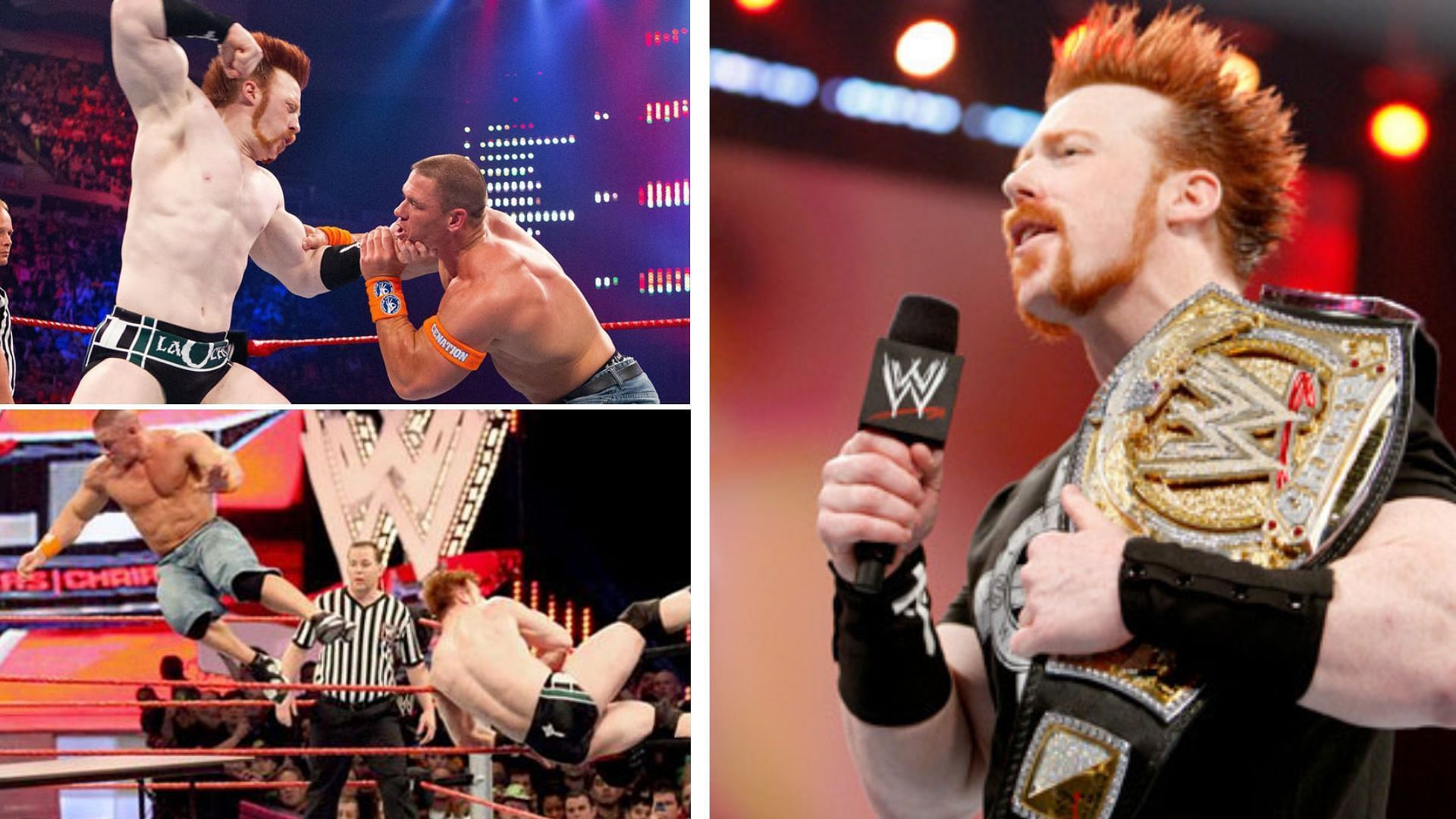 Sheamus won the WWE title twice in his rookie year
