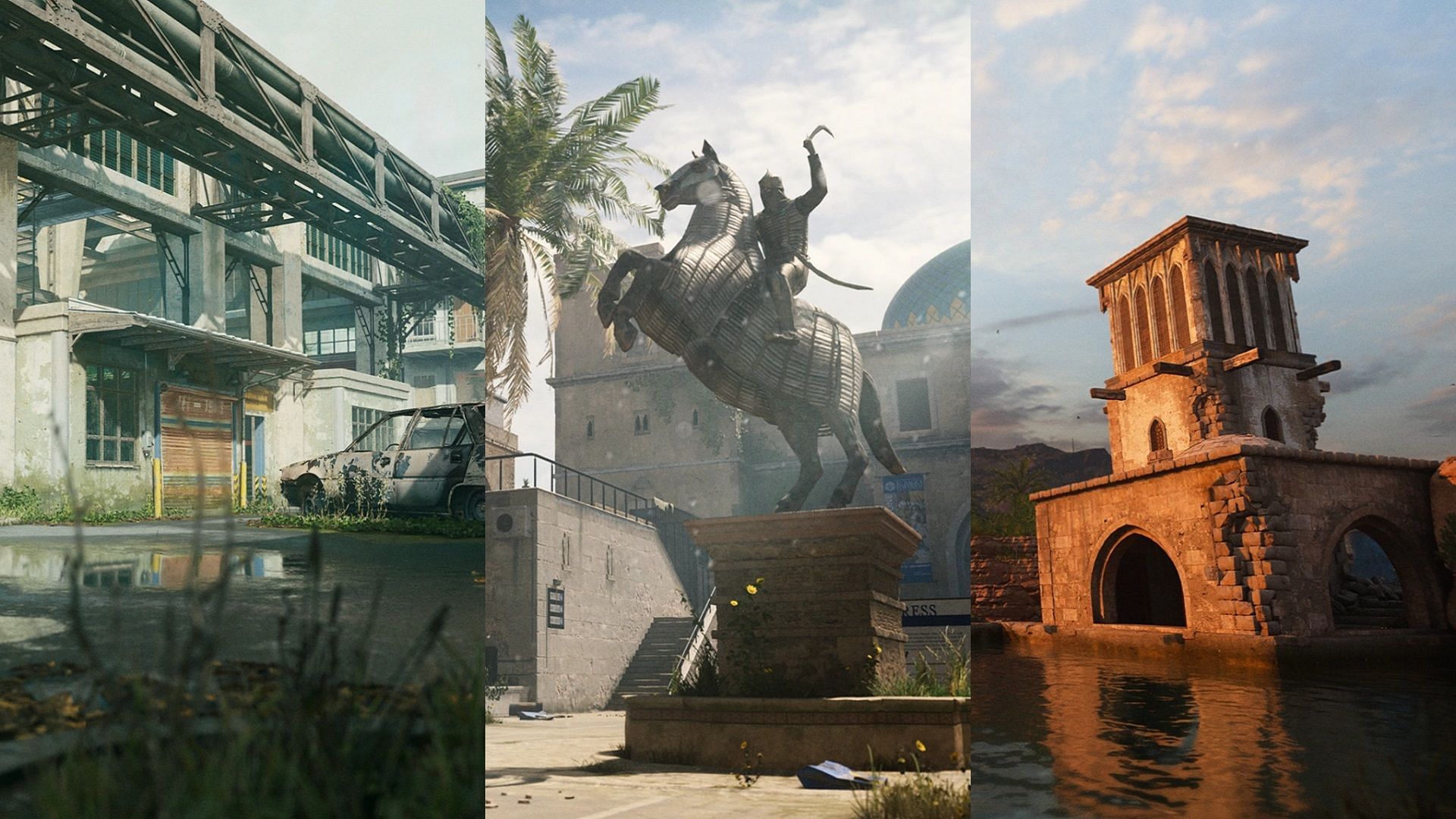Some maps in Modern Warfare 2 (Images via Activision)