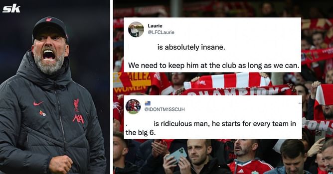 "Starts for every team in the big 6", "Only appears for majestic performances" - Liverpool fans hail youngster's nerves of steel after 'clutch' display in Derby County win