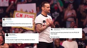 "If Tony (Khan) books it right" - Twitter demands dream match featuring CM Punk and popular AEW stars against The Elite