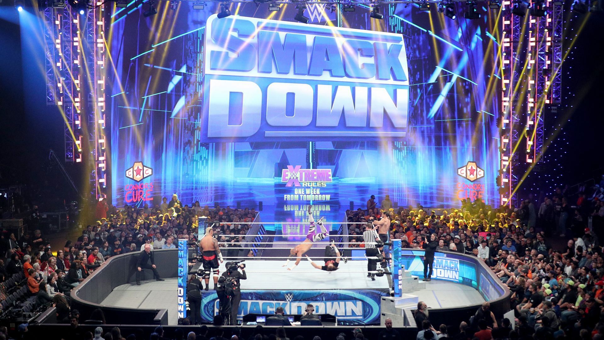 The SmackDown arena