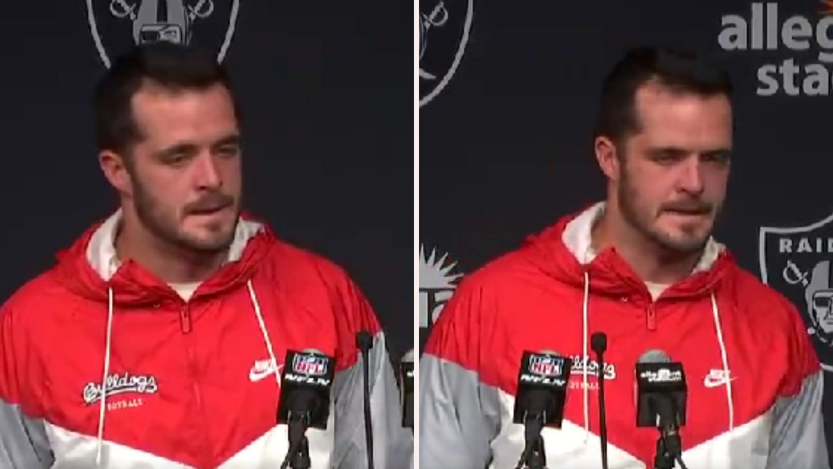 Derek Carr's emotions emerge after Raiders lose to Colts