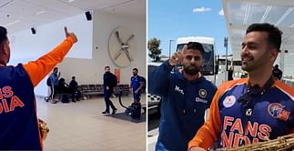 T20 World Cup 2022: [WATCH] Fans welcome Virat Kohli & Co. with special song at Adelaide airport