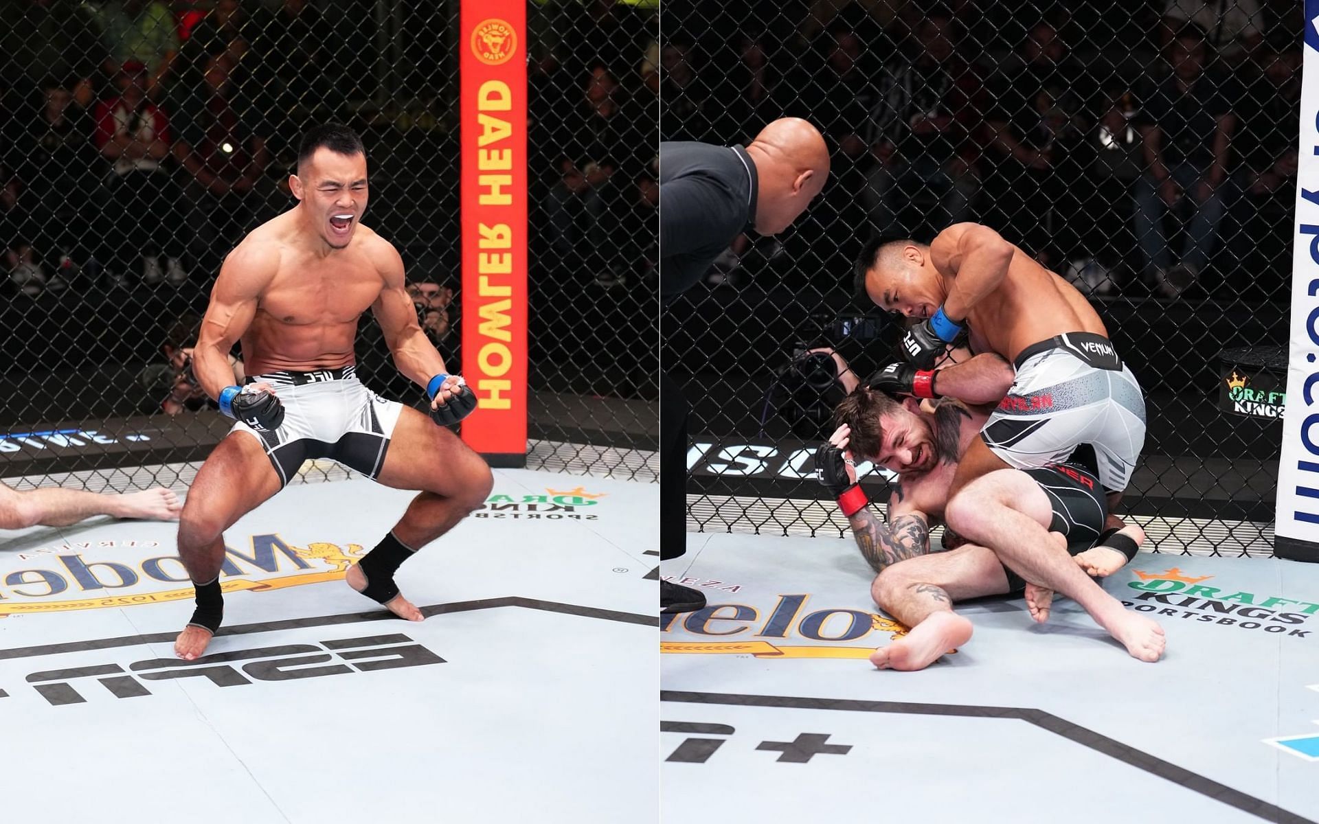 Shayilan Nuerdanbieke defeated Darrick Minner at UFC Fight Night 214 [Image credits: @ufc on Instagram]