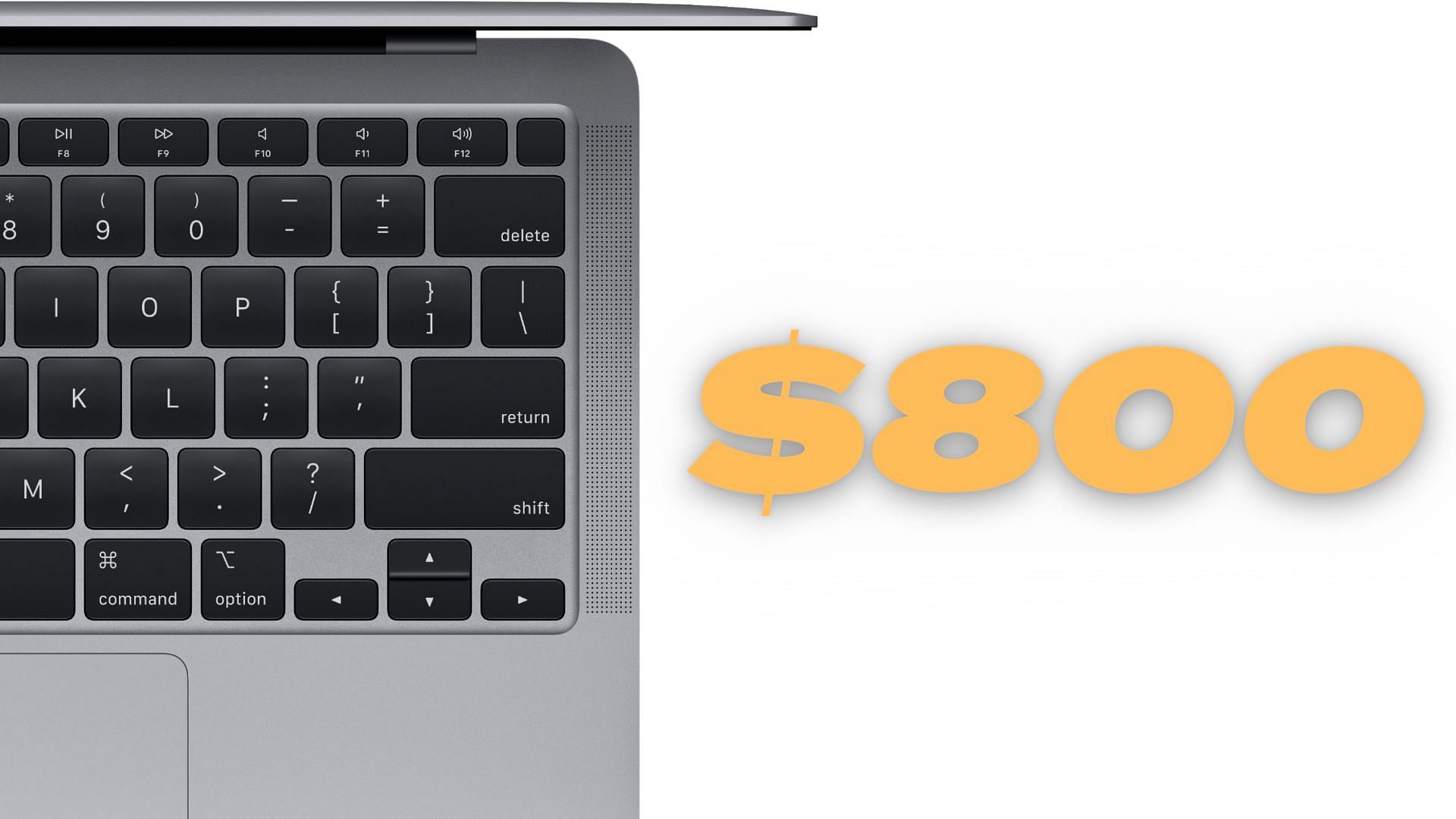 The Macbook Air can be bought for as low as $800 (Image via Sportskeeda)