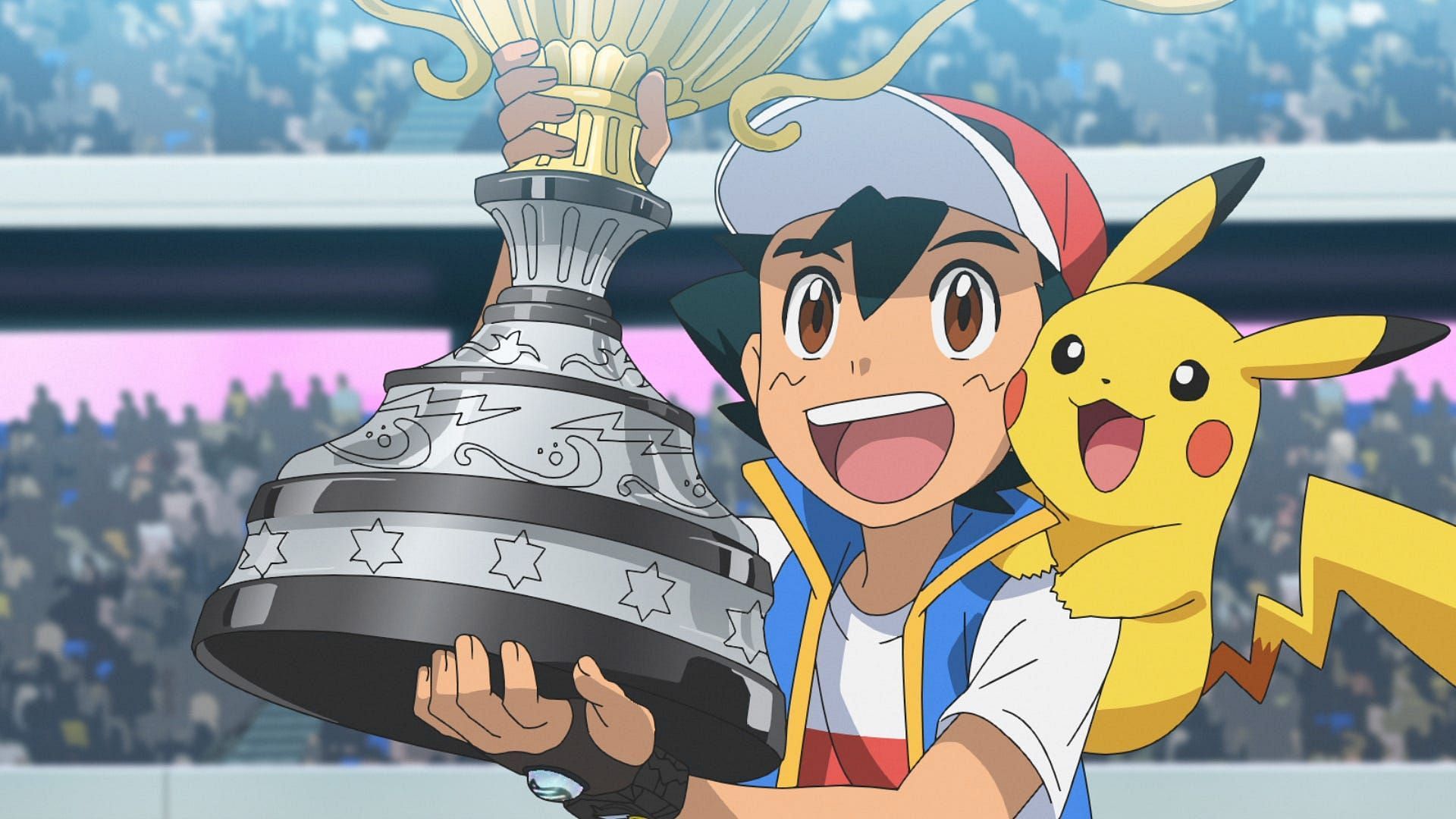 Ash Ketchum, world Champ (Image via OLM Inc)