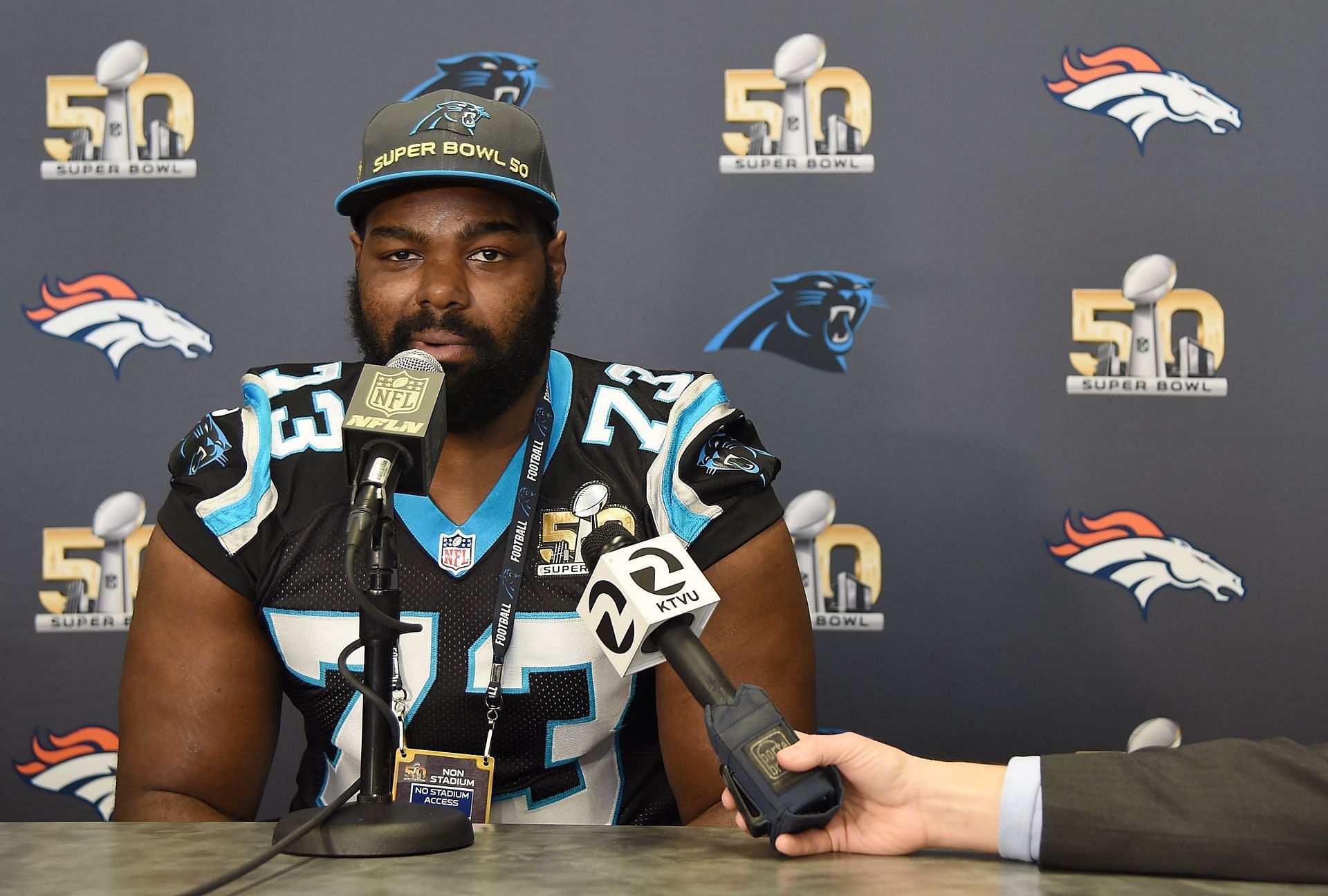 Michael Oher retired with the Carolina Panthers in 2017