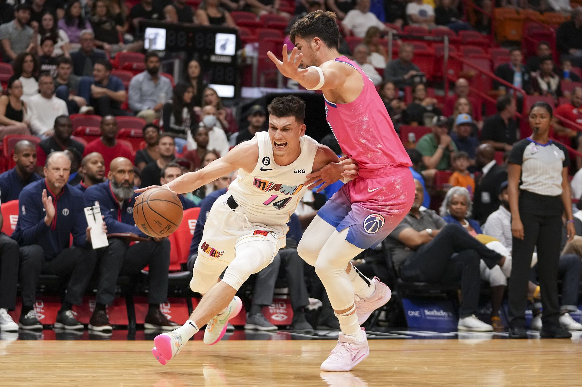 Reigning NBA Sixth Man of the Year winner, Tyler Herro continues to deal with ankle pain.