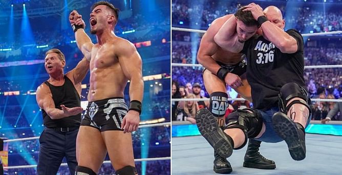 Austin Theory reflects on sharing the ring with Vince McMahon and Stone Cold Steve Austin at WrestleMania 38