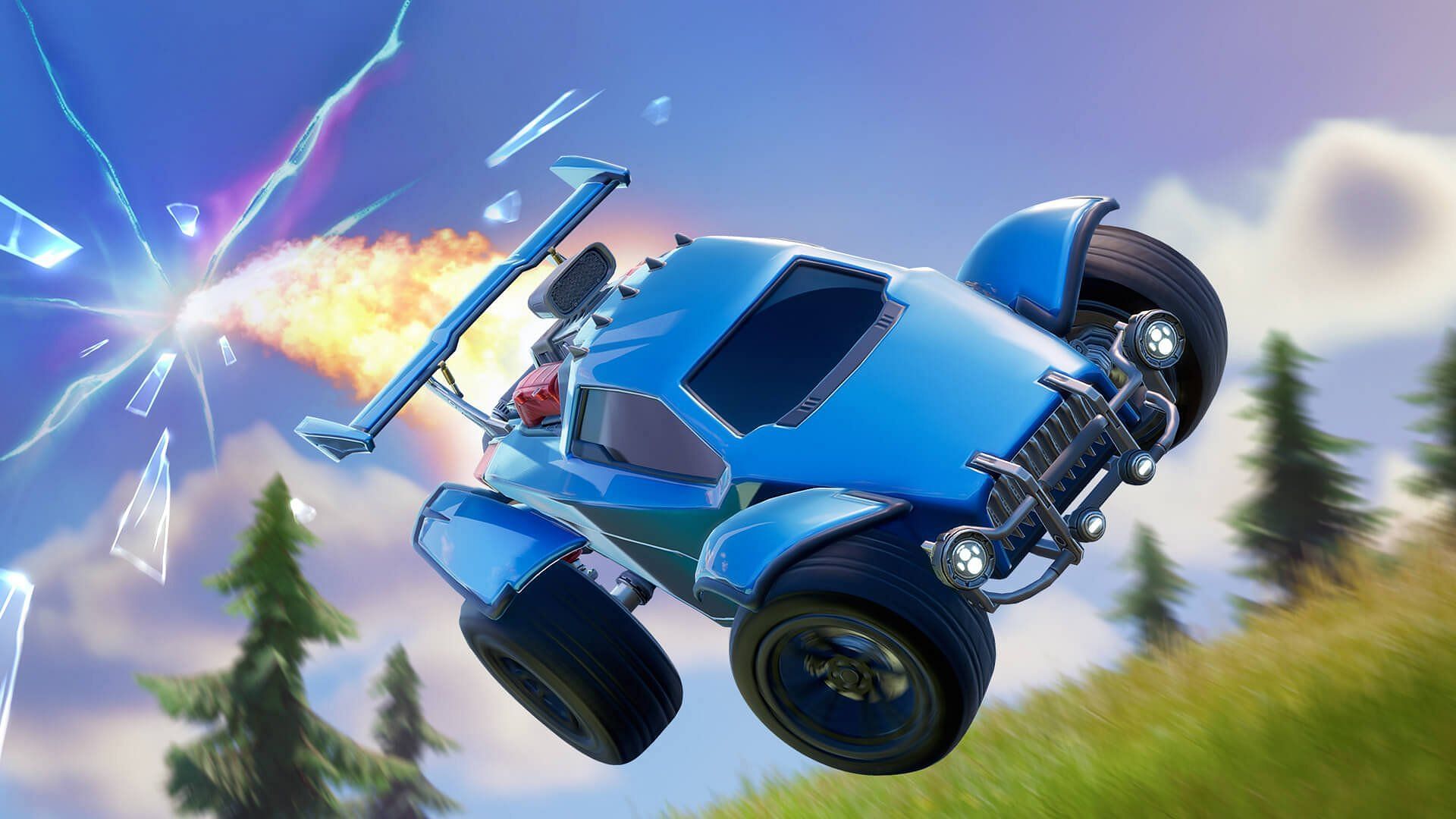 Epic Games ajoutera des voitures Rocket League à Fortnite (Image via iFireMonkey/Twitter)