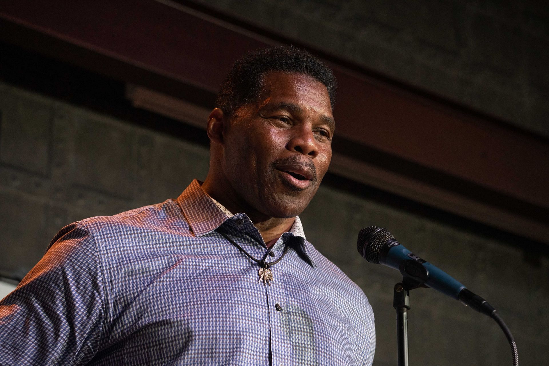 Georgia GOP Senate Candidate Herschel Walker Holds Rally Day Before Primary Election