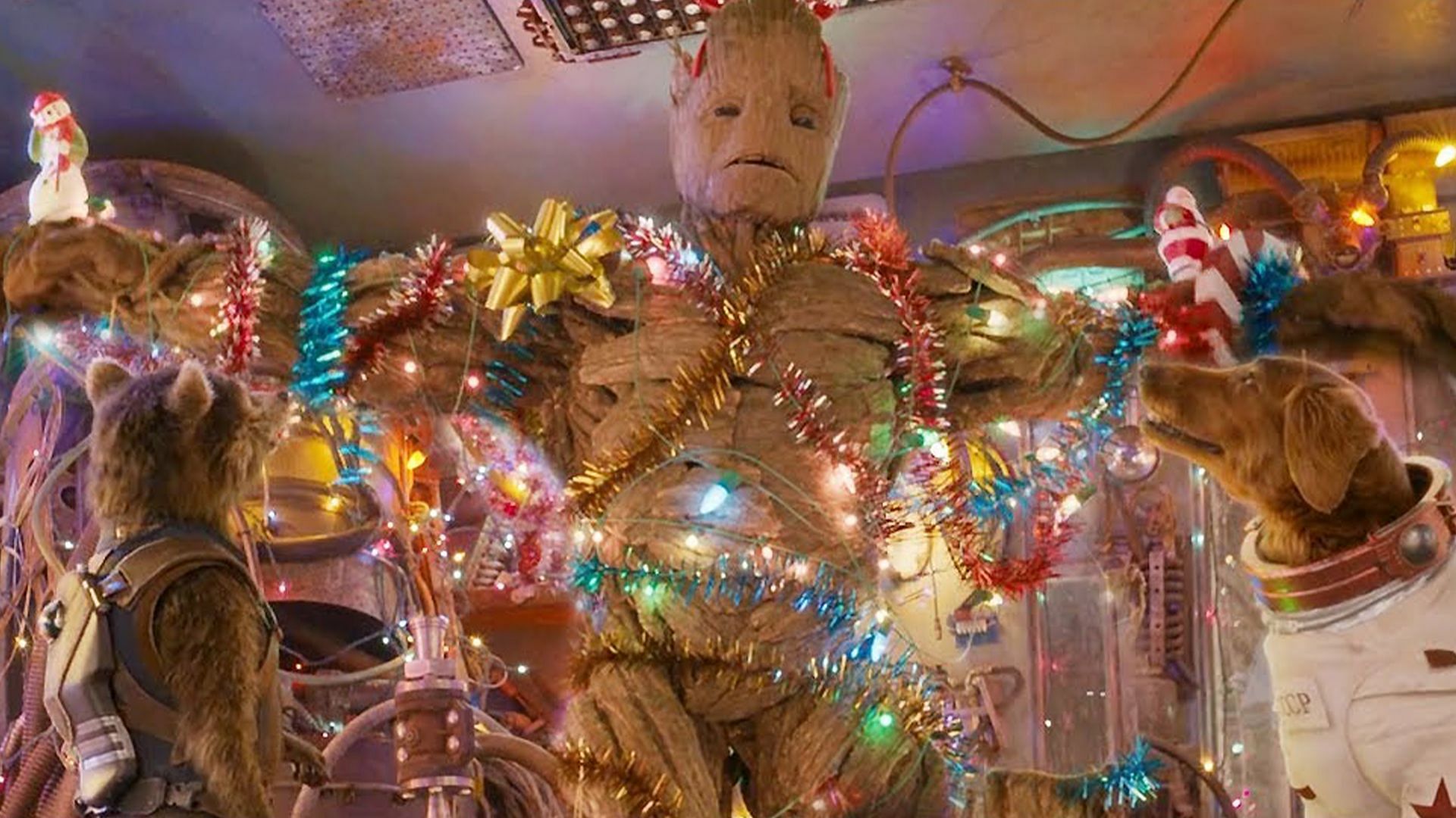 A still from Guardians of the Galaxy Holiday Special post-credit scene (Image via Marvel)
