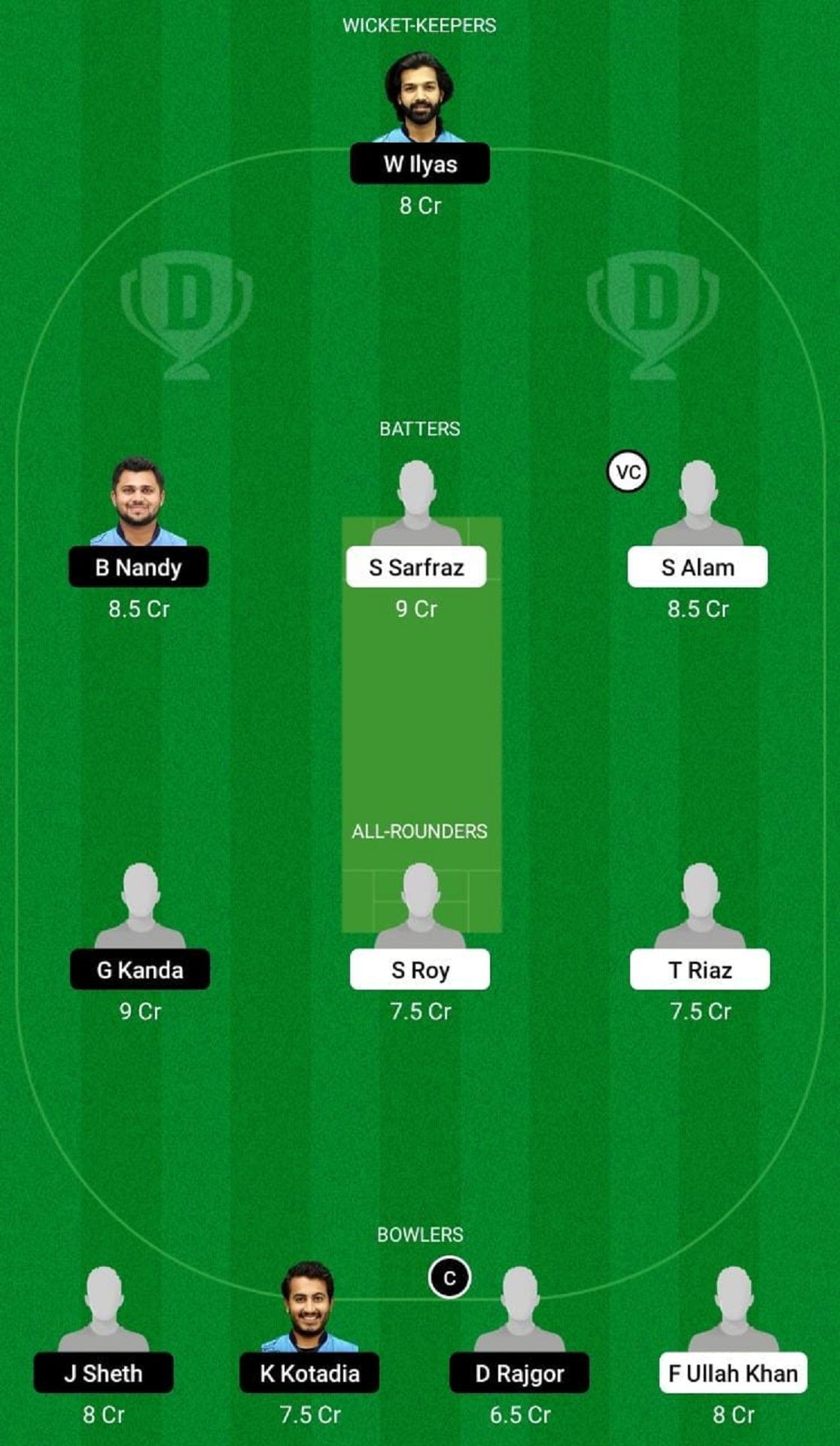 FPD vs RJT Dream11 Fantasy Tip - Grand League