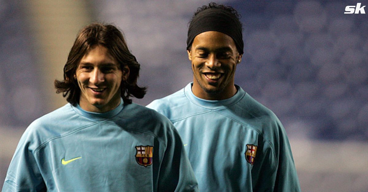 Ex-Barcelona attacker explains how Ronaldinho helped Lionel Messi become the GOAT