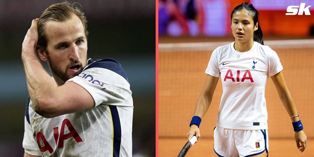 Tennis fans react to Harry Kane mentoring Emma Raducanu