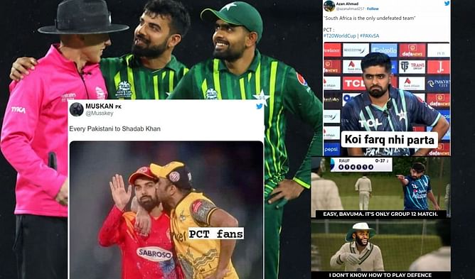 T20 World Cup 2022: Top 10 funny memes after Pakistan's thumping victory over South Africa keeps their semi-final hopes alive