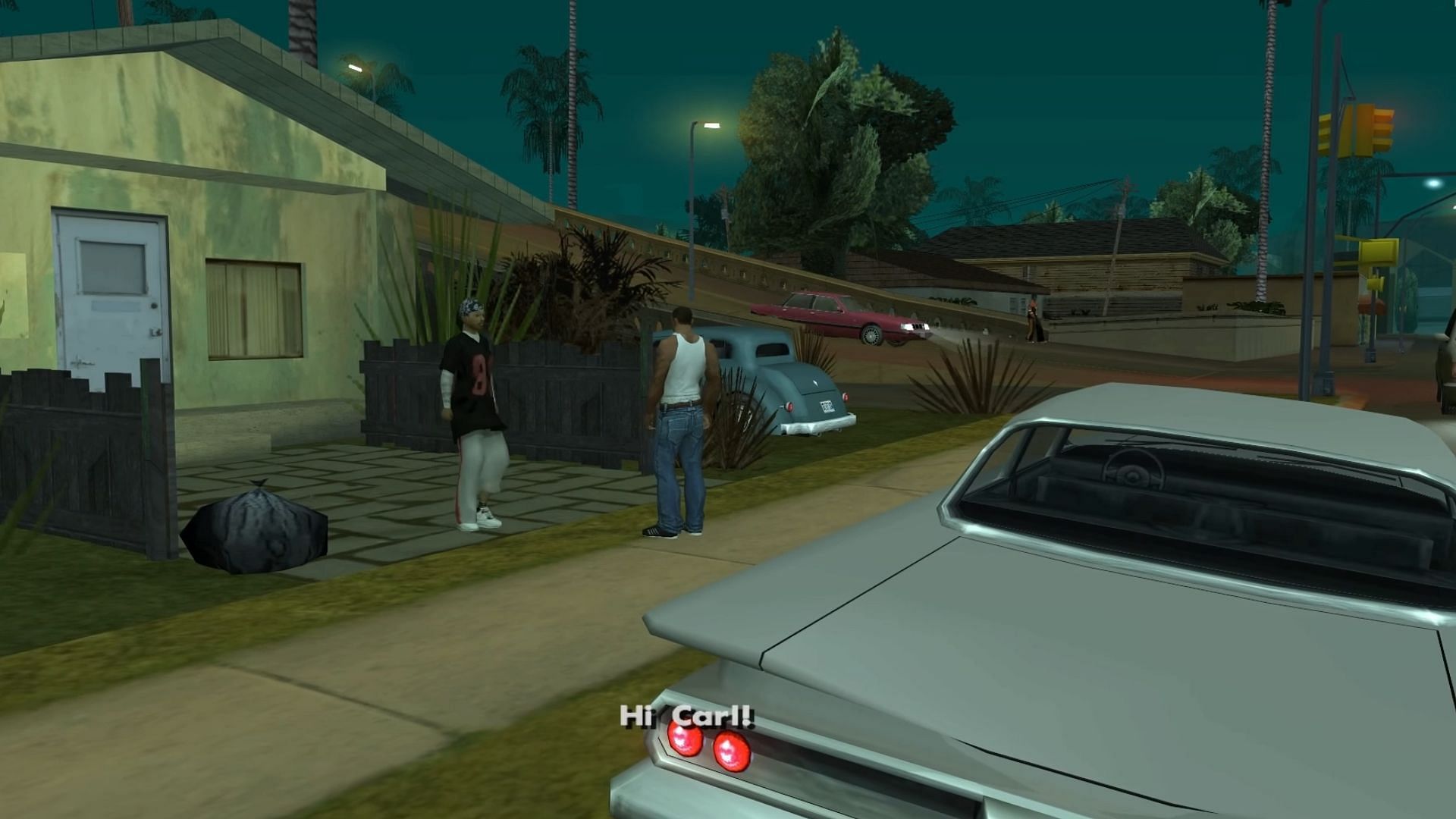 GTA San Andreas gives you the option to go on dates with your girlfriend (Image via Rockstar Games)