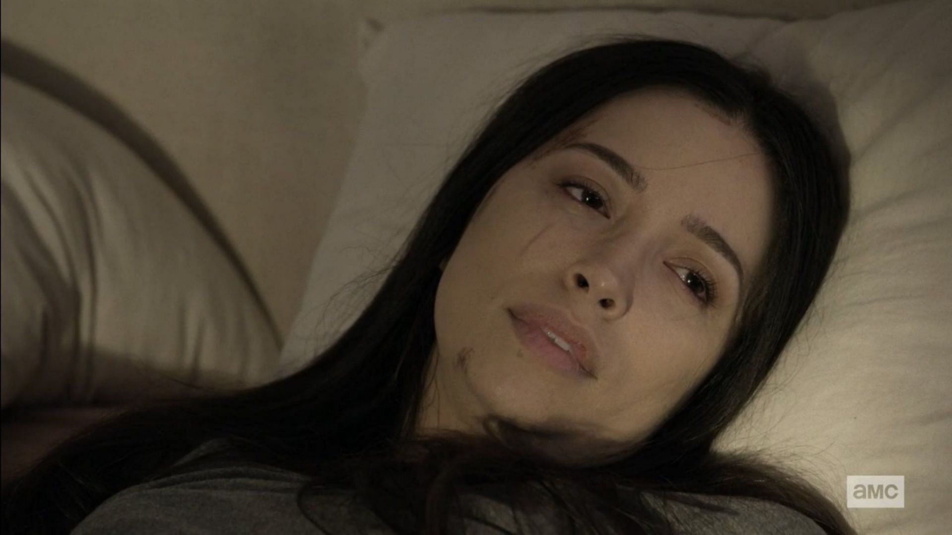 Christian Serratos as Rosita in The Walking Dead. (Photo via AMC)