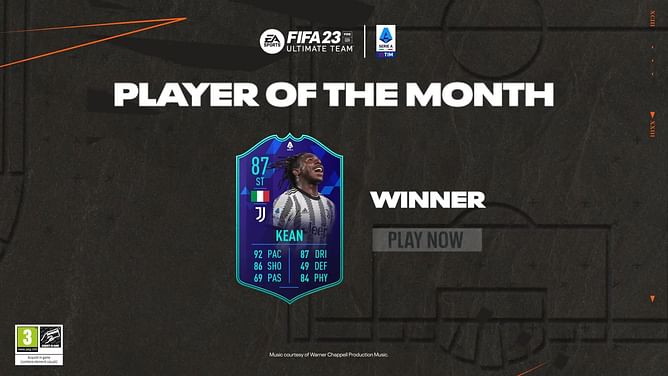 FIFA 23 Moise Kean Serie A POTM SBC - How to complete, estimated costs, and more