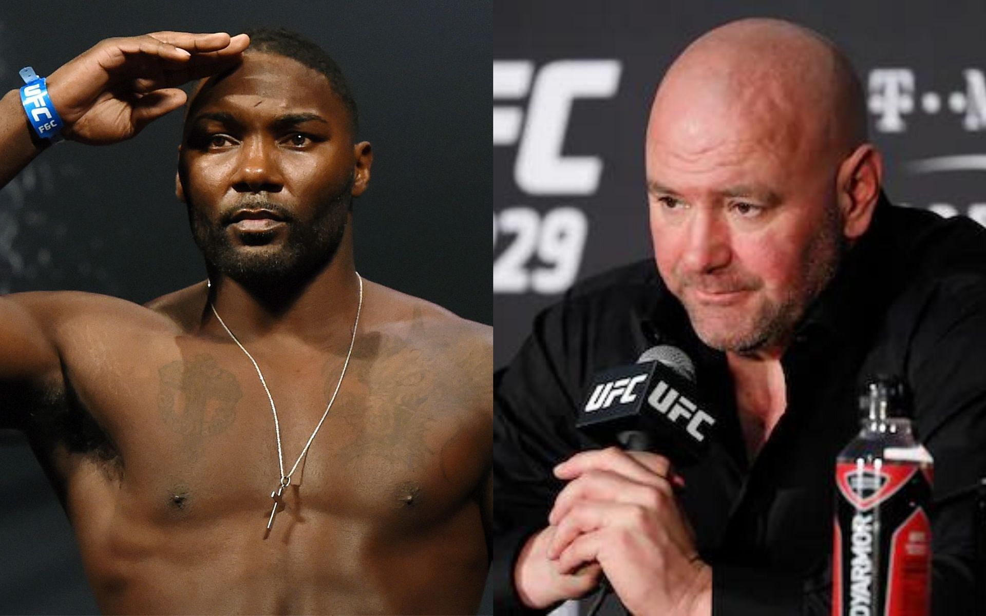 Anthony Johnson [Left] Dana White [Right]